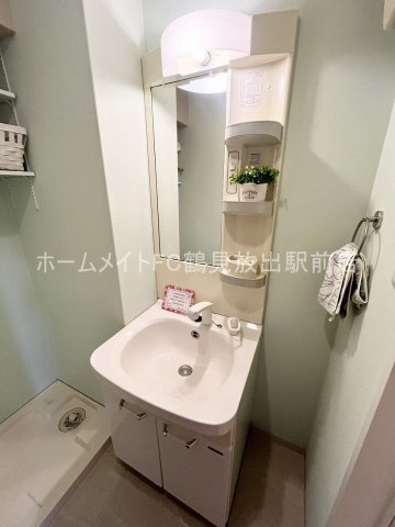 大阪市城東区諏訪２丁目の賃貸マンションの独立洗面台