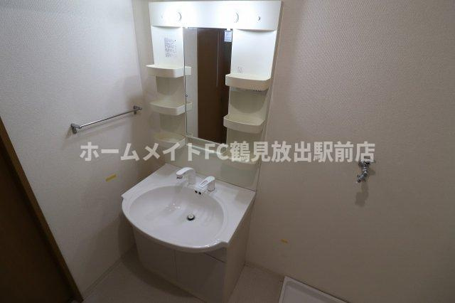 大阪市鶴見区今津中４丁目の賃貸マンションの独立洗面台