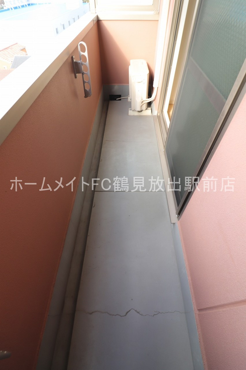 大阪市鶴見区横堤５丁目の賃貸マンションのバルコニー