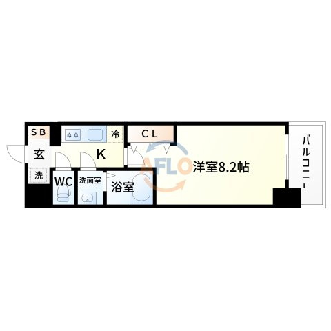 ラグゼ新大阪サウスの間取り|Luxe新大阪SOUTH　間取り