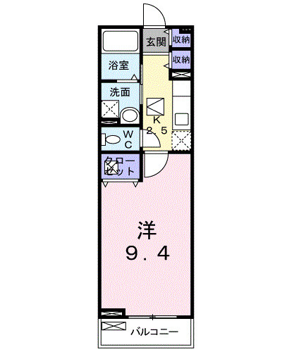 カルムCの間取り