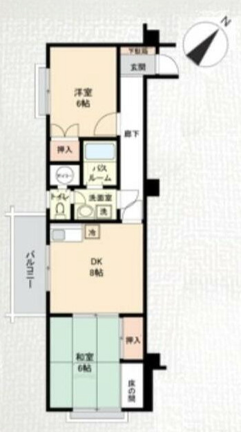 マンション南熱海の間取り