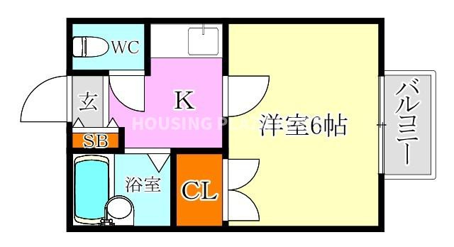 アクアハイツの間取り