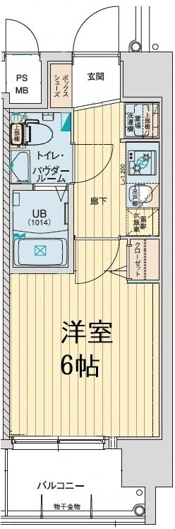 エグゼ大阪NORTHゲートの間取り