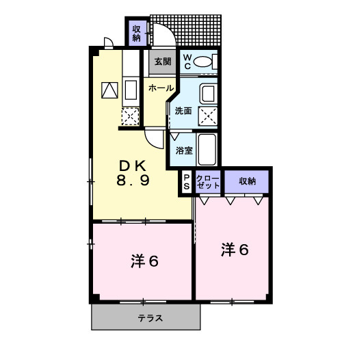 ドミールＫ３の間取り