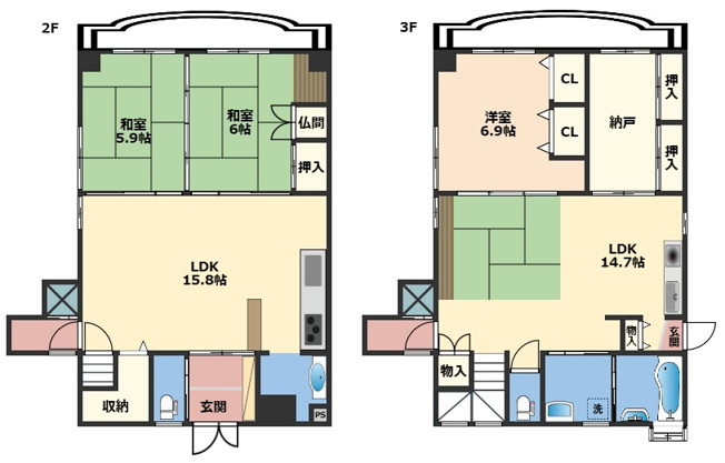 【間取り】 | マンション生駒