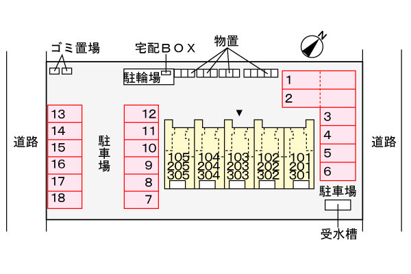 スペース　ノアの区画図