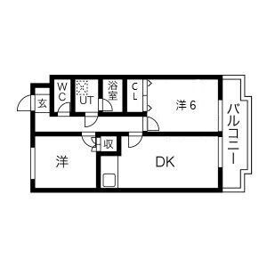 レジデンス東刈谷　　刈谷市の賃貸ならクラスホーム刈谷店の間取り
