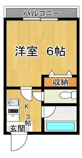 【間取り】 | ハイツ小川