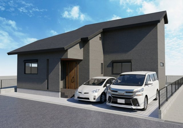 神戸市北区鈴蘭台東町6丁目新築戸建の外観パース
