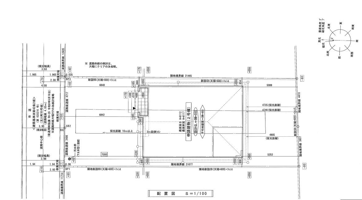 【小名浜玉川町南第2／全3棟　2号棟】第三小・玉川中　長期優良住宅の区画図|区画図です。
