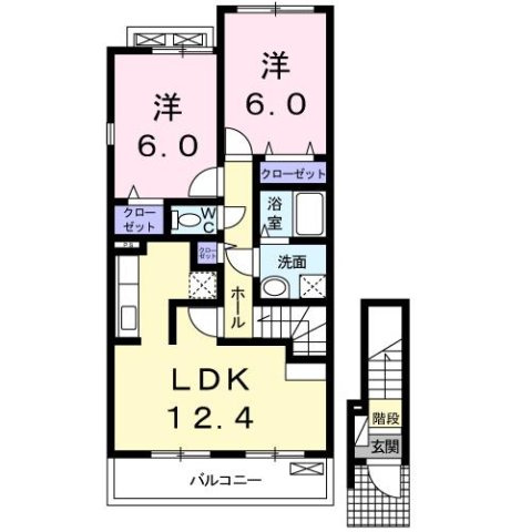 【間取り】 | メヌエットⅡ