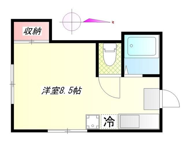 石田コーポの間取り