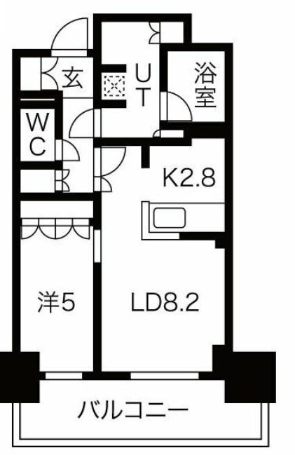 ローレルタワー堺筋本町の間取り