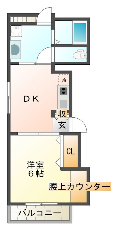 ココロ戎町の間取り