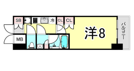 ブランシエスタ西宮の間取り