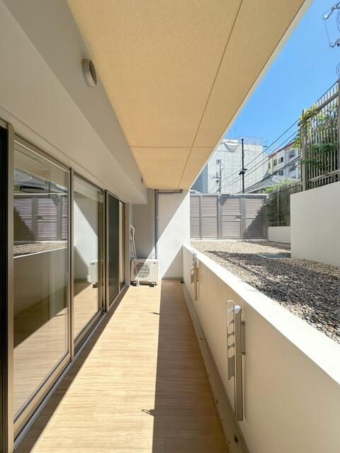パークシティ高田馬場のバルコニー