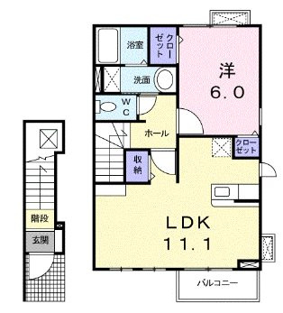 デフィ魚崎北町の間取り