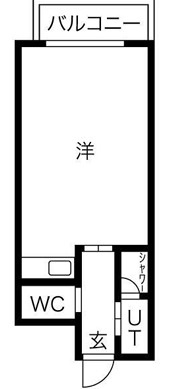 S-CREA御堂筋本町の間取り