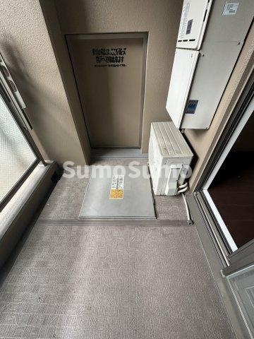 サーパス松屋町筋のバルコニー