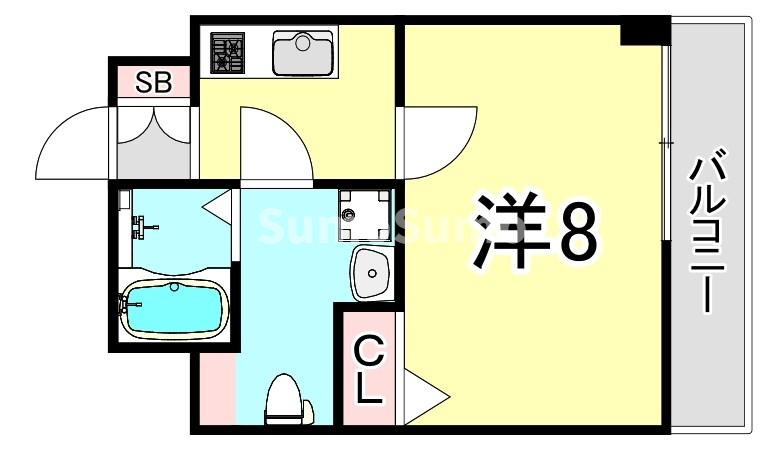 ベルエアー江上の間取り