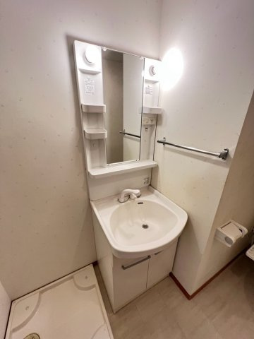 ベルエアー江上の洗面所