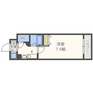 クレアートアドバンス大阪城南の間取り