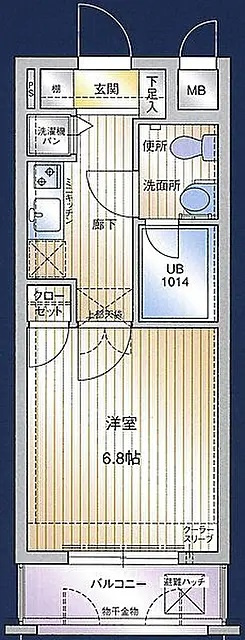 アクタス博多駅前の間取り