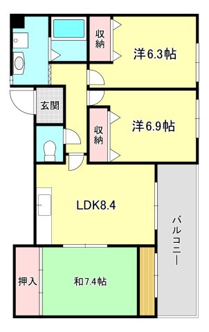フェニーチェ神戸の間取り