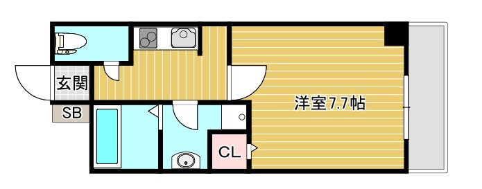 モンテノーム南堀江の間取り