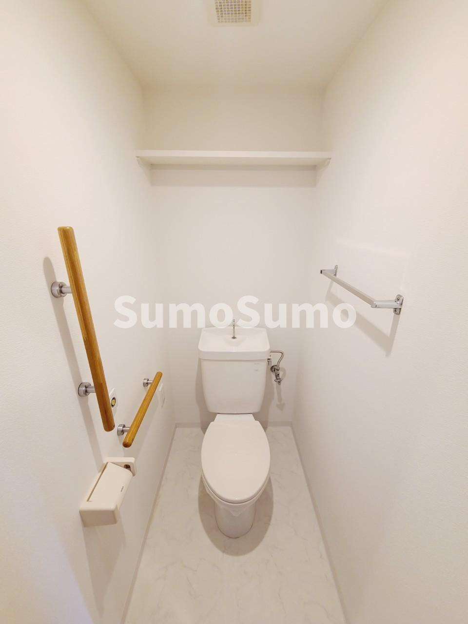 UR西宮マリナパークシティ丘のある街　2号棟のトイレ