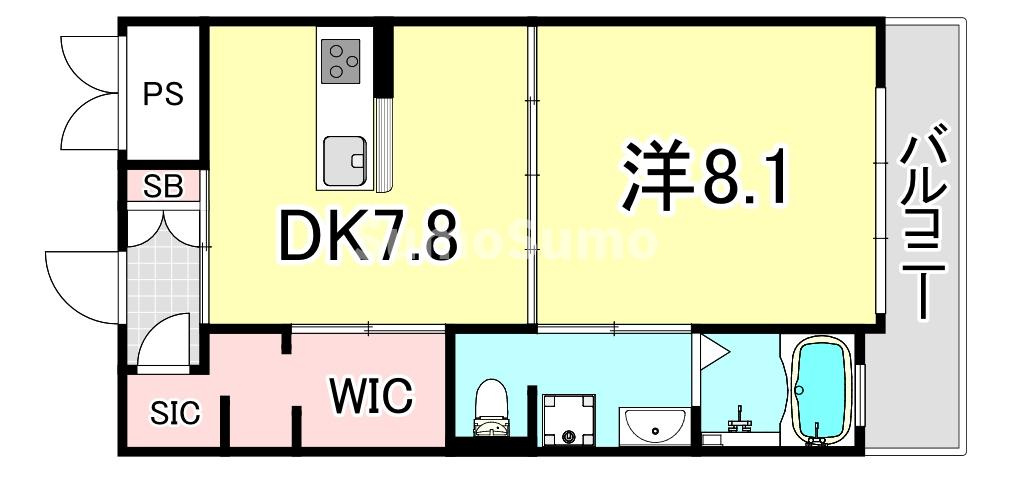 レユニール優の間取り