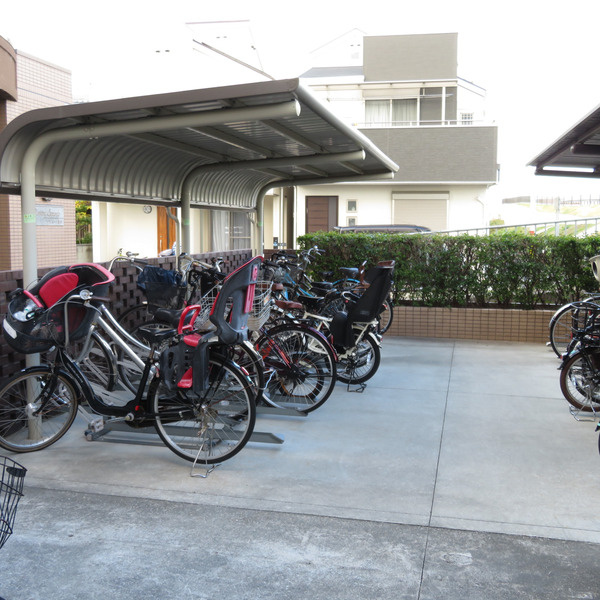 リヴィエール園田の駐車場