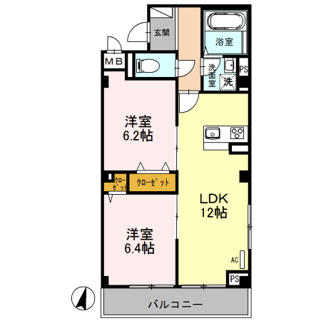 エクセレント ヒルズの間取り