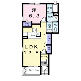 【間取り】 | クレメントヒルＡ棟
