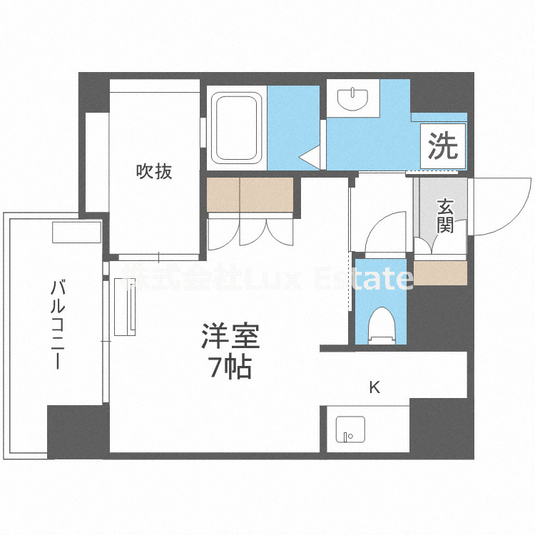エイペックス南堀江の間取り