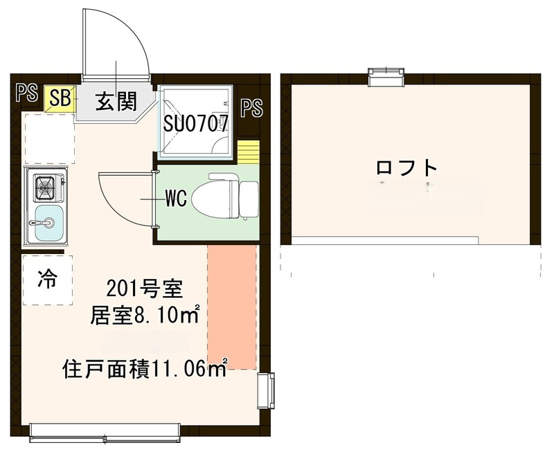 ハーモニーテラス小岩southの間取り