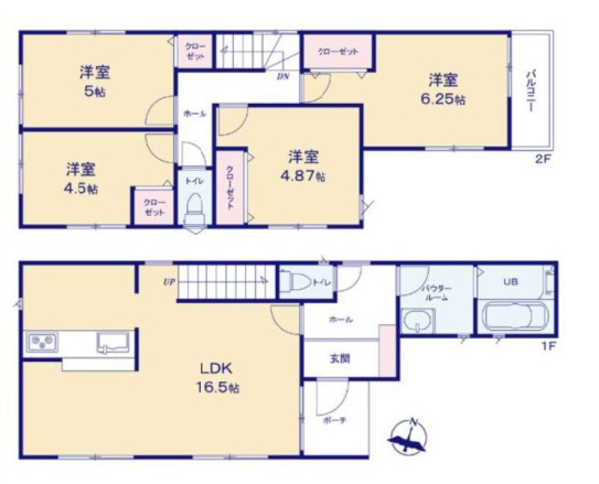 戸塚区吉田町 中古戸建 4680万円の間取り