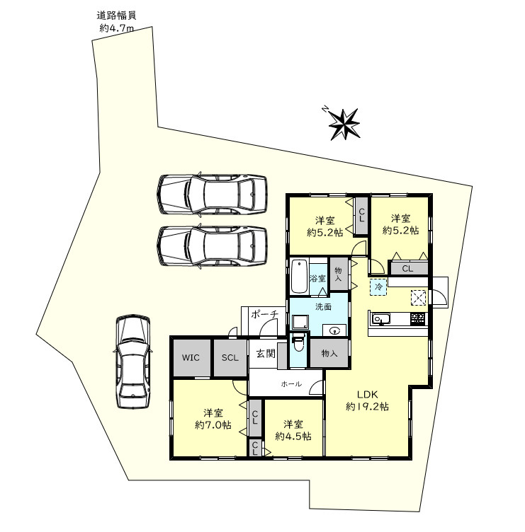 神戸市垂水区舞子坂3丁目新築戸建の間取り