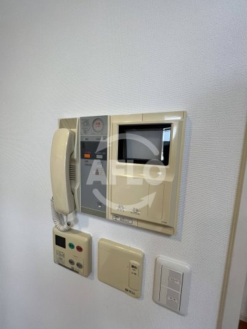 プレサンス南堀江パークサイドのセキュリティ|プレサンス南堀江パークサイド　モニター付きインターホン