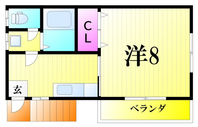 THハイツの間取り