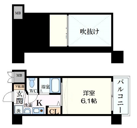 【間取り】 | エステムコート新大阪Vソレックス