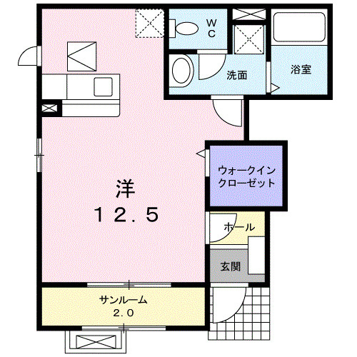 ミルトハウスの間取り