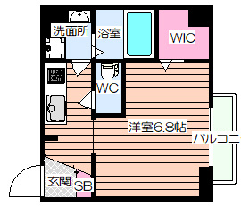 【間取り】 | グランパシフィック木川東