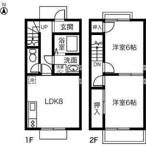 DUPLEX国王61Bの間取り