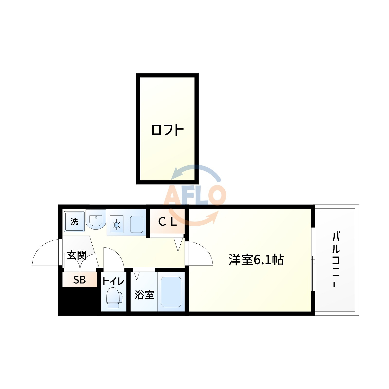 エステムコート新大阪Ⅴソレックスの間取り|間取り