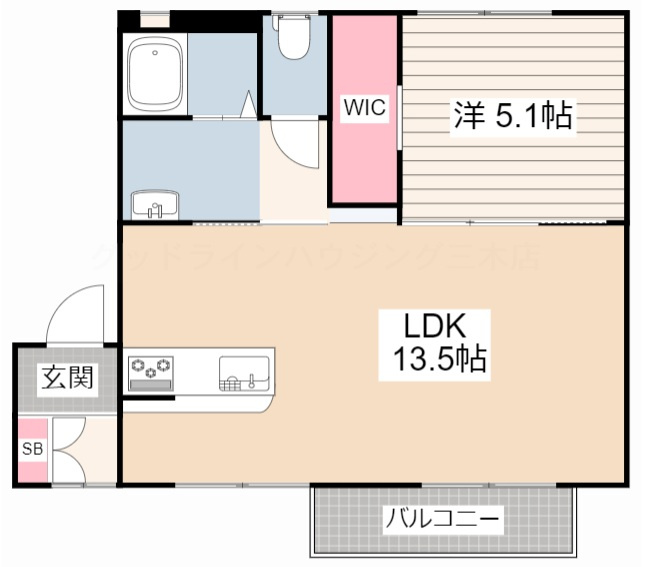 フォーレス ひらつかの間取り
