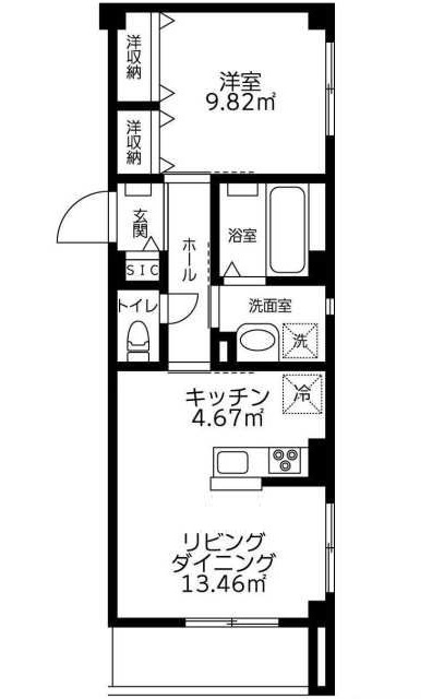 アステール梅島の間取り|間取りです。