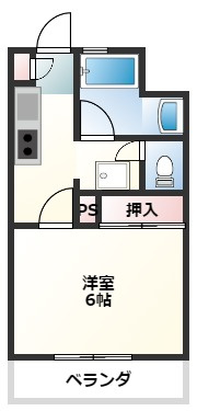 アイン都城の間取り