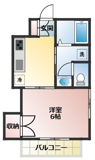 カーサJPの間取り